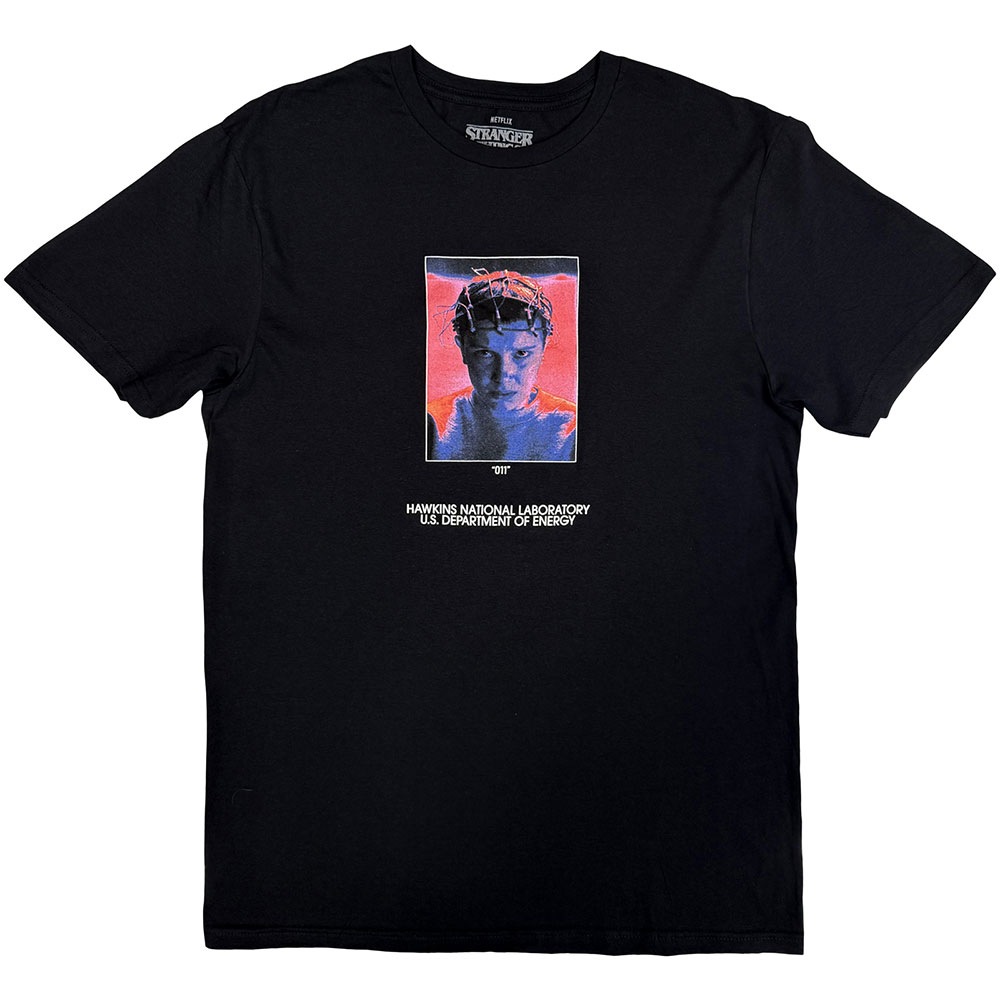 Stranger things - Hawkins National Laboratory Tshirt Homme - Noir